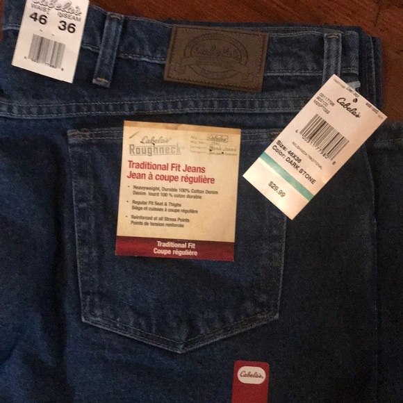 Cabela's Other - Cabela’s Men’s Roughneck Denim Jeans 46x36